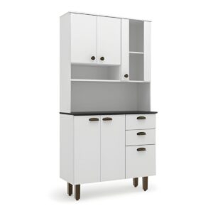 Armário de Cozinha Nápoles 6 Portas e 2 Gavetas