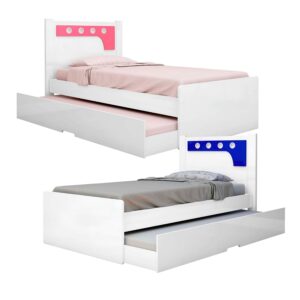 Cama Dupla Bolinha Gelius Móveis