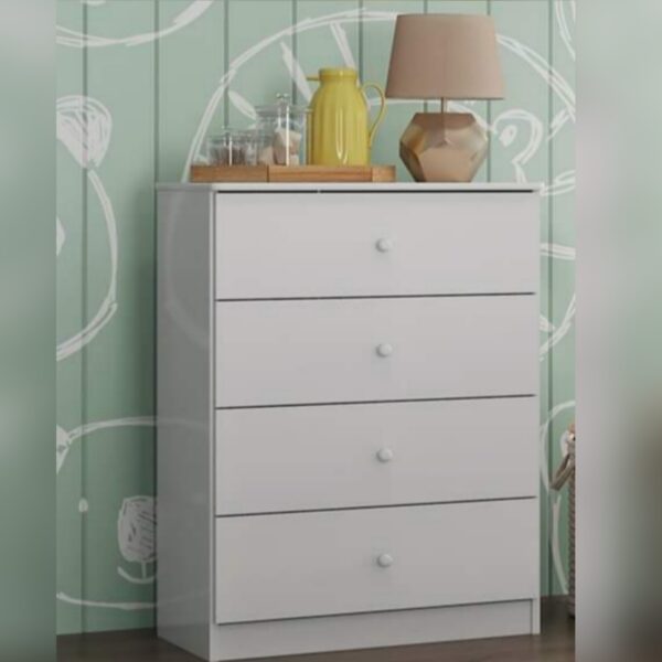 Cômoda Bebê Golden 4 Gavetas Branco-Imagem 3
