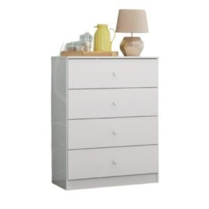 Cômoda Bebê Golden 4 Gavetas Branco
