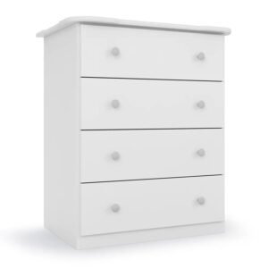 Cômoda Bebê Newbaby 4 Gavetas Branco