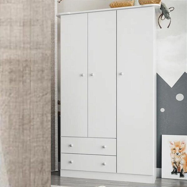 Guarda-Fato Bebê Newbaby com 03 Portas e 02 Gavetas-Imagem 3